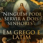 Ninguém pode servir a dois senhores